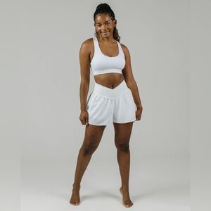NWOT ZYIA Active White Culotte Shorts
